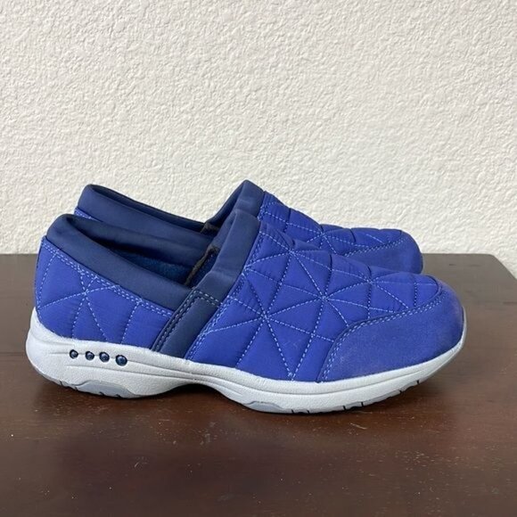 Easy Spirit Telise Slip On Quilted Padded Puffy Sneaker Comfort Blue Sz 7.5 - Picture 5 of 13